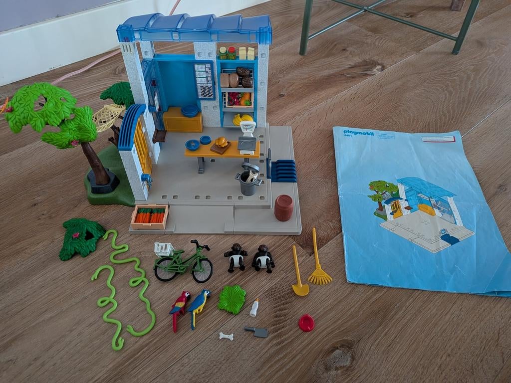 Playmobil 4461 dierenpark voederstation, Ophalen of Verzenden, Gebruikt