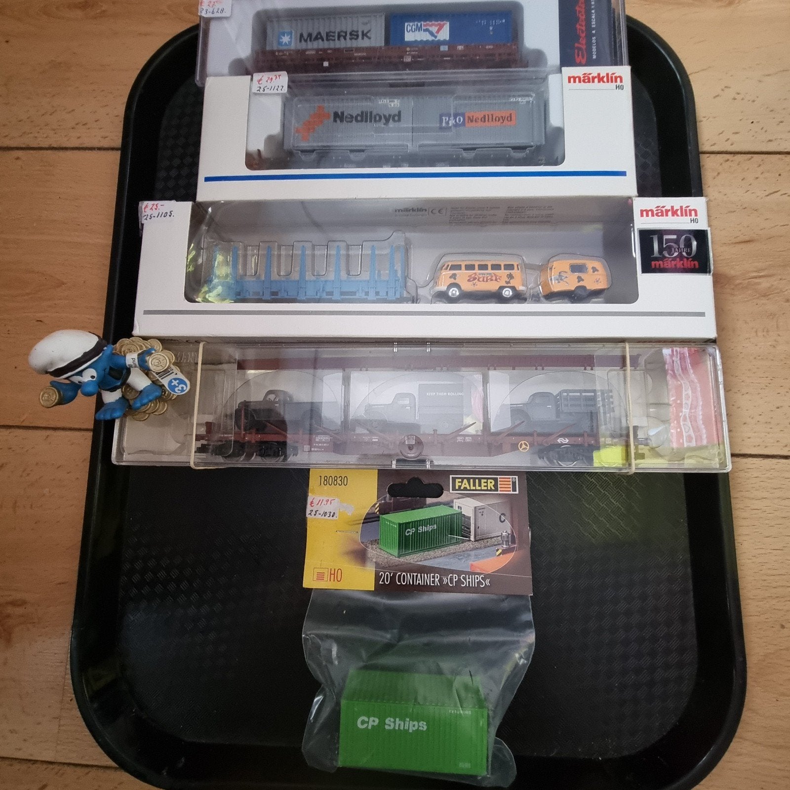 CONT.WAGONS EN DIVERS H0-1:87, Wisselstroom, Wagon, Ophalen of Verzenden, Zo goed als nieuw