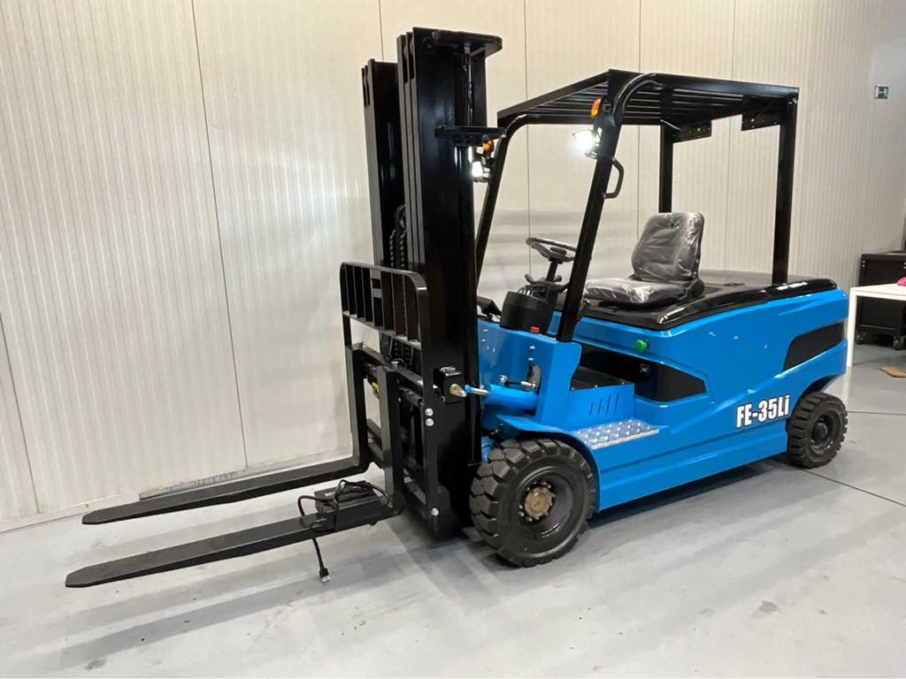Electric Forklift FE-35Li - Vorkheftruck Triplex - Freelift, Zakelijke goederen, Machines en Bouw | Heftrucks en Intern transport