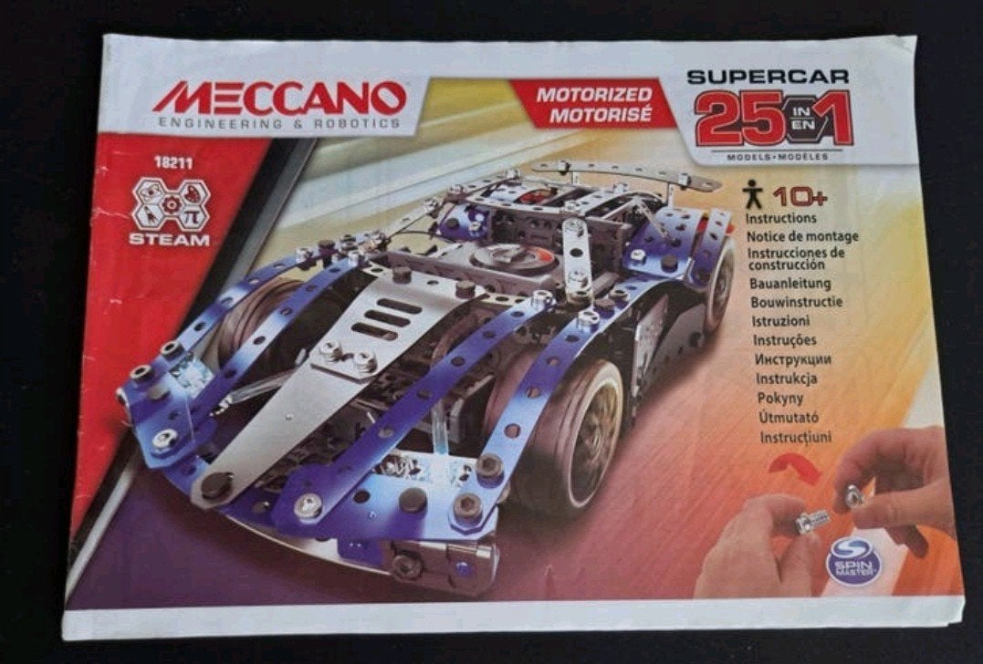 Meccano 18303 en 17211, Overige merken, Gebruikt, Auto, Groter dan 1:32
