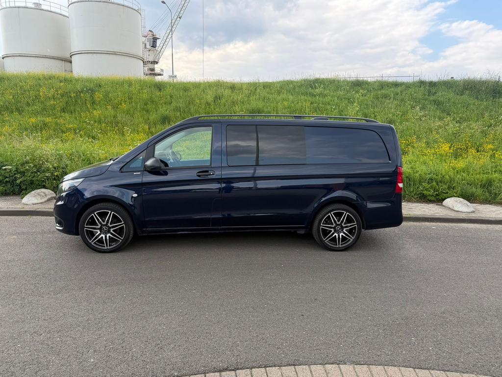 Mercedes-Benz Vito dubbel cab2.1 CDI Business Van 100KW 2018, Auto's, Euro 6, 4 cilinders, Blauw, 2800 kg