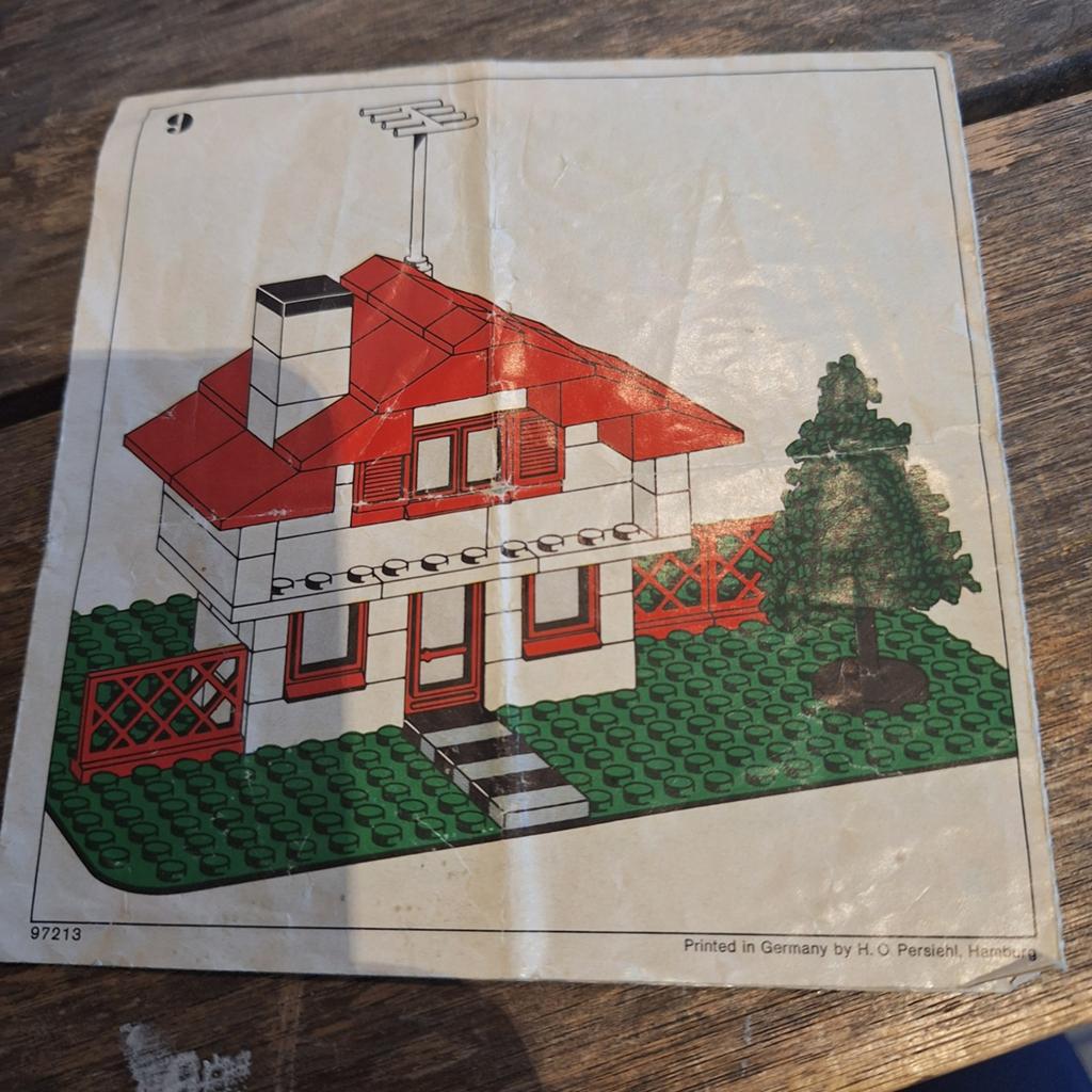 Vintage LEGO Huis Jaren '70 - Set 349 (Antenne mist), Gebruikt, Overige thema's, Lego, Ophalen of Verzenden