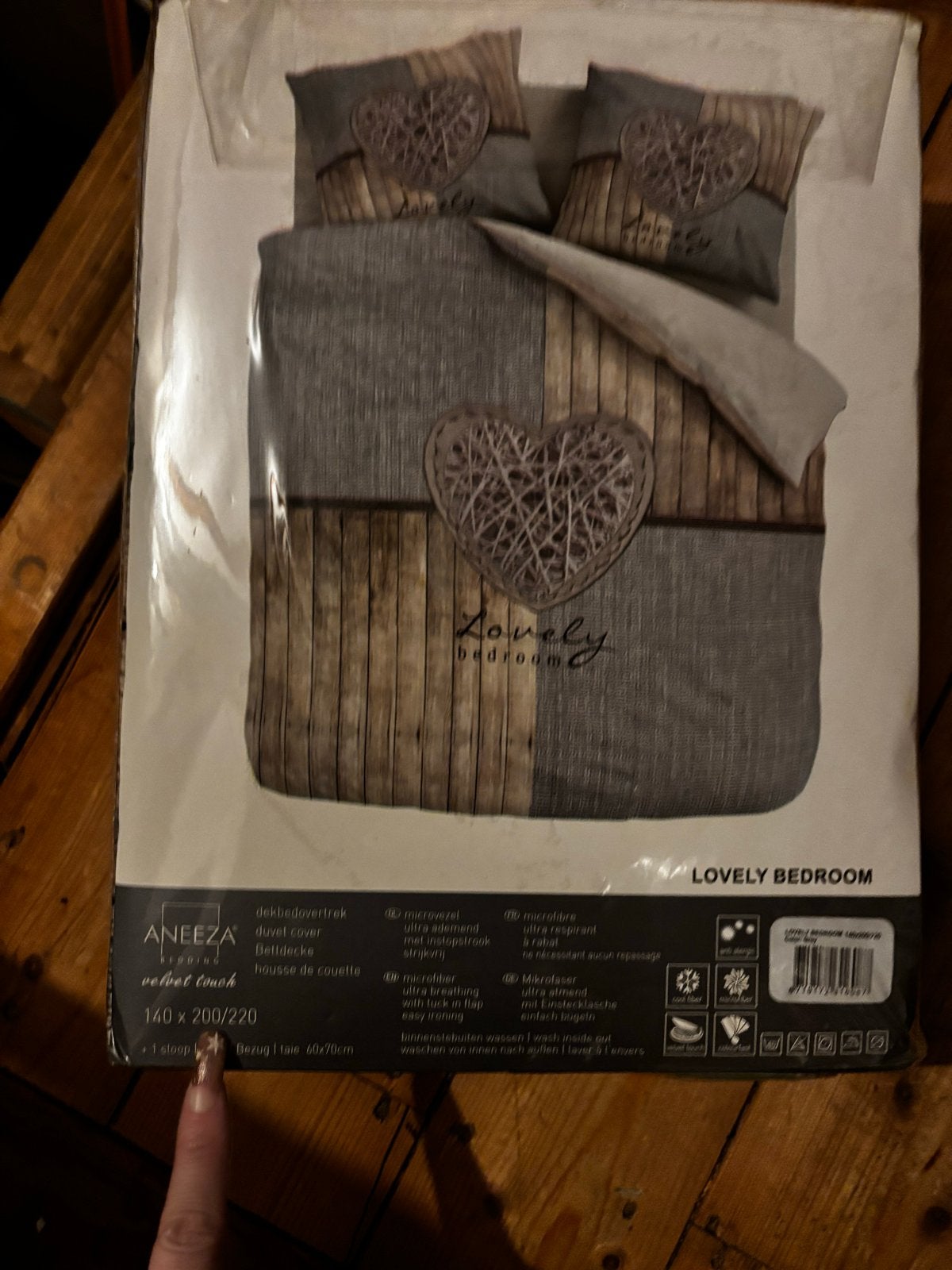 Nieuw dekbedovertrek 140x200/220, Huis en Inrichting, Slaapkamer | Beddengoed, Ophalen, Nieuw, Eenpersoons, Dekbedovertrek