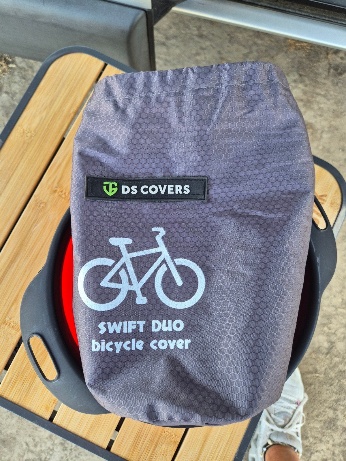 DS Covers Swift Duo Fiets Hoes - Bescherming voor 2 fietsen, Ophalen of Verzenden, Gebruikt, DS Covers