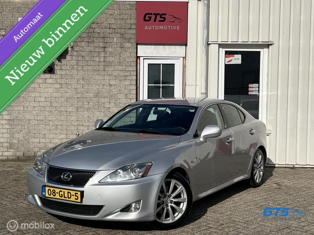 Lexus IS 250 Business 2008 V6 Youngtimer Trekh. Navi Stoelve, Automaat, Achterwielaandrijving, Gebruikt, Zwart
