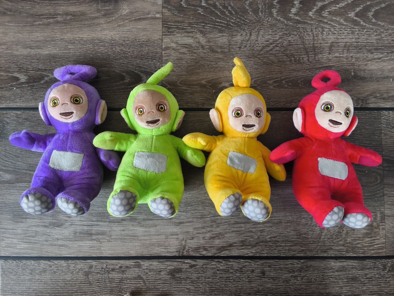 Teletubbies knuffels set van 4, Overige merken, Overige karakters, Overige typen, Ophalen of Verzenden