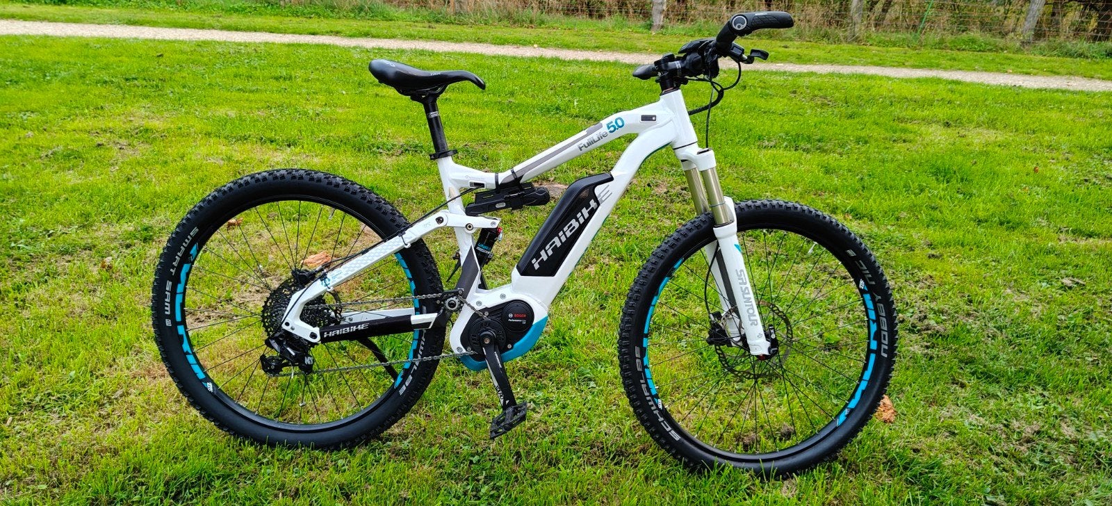 Haibike Xduro Fulllife 5.0 E-bike 2017, M45cm, 2565km,Bosch, Zo goed als nieuw, Minder dan 47 cm, 50 km per accu of meer, Ophalen
