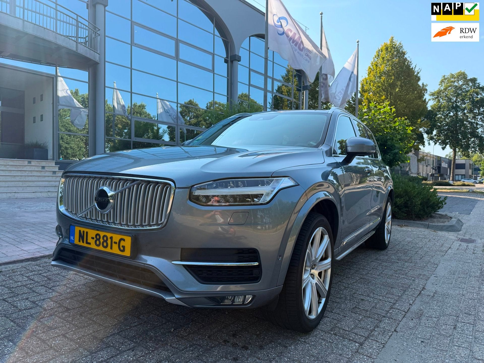 Volvo XC90 2.0 D4 Inscription aut ,panoramadak.,7pers,21 inc, Auto's, Volvo, 1849 kg, 1969 cc, 7 stoelen, Bedrijf