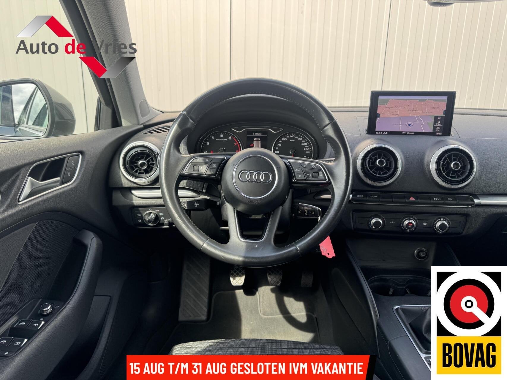 Audi A3 Sportback 1.0 TFSI Sport Lease Edition|NL-Auto, Voorwielaandrijving, Stof, Gebruikt, Met garantie (alle)