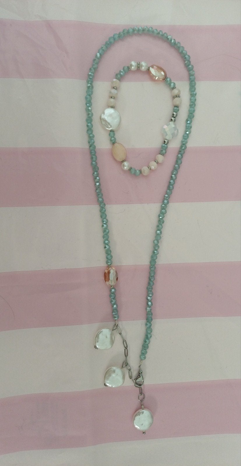 Stainless steel ketting en armband, Sieraden, Tassen en Uiterlijk, Kettingen, Ophalen of Verzenden, Nieuw, Zilver, Overige materialen
