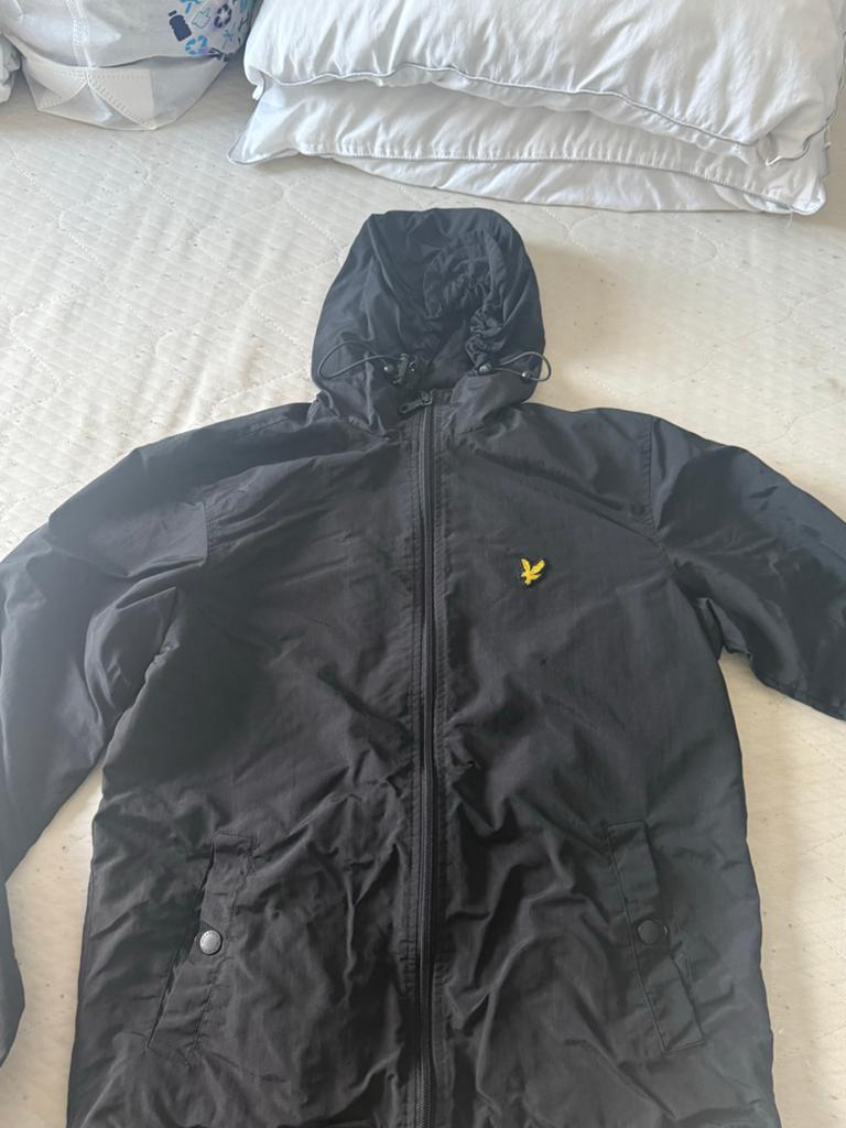 Lyle & Scott Windbreaker Zwart - Maat S (valt als M), Ophalen of Verzenden, Zo goed als nieuw, Maat 46 (S) of kleiner, Zwart