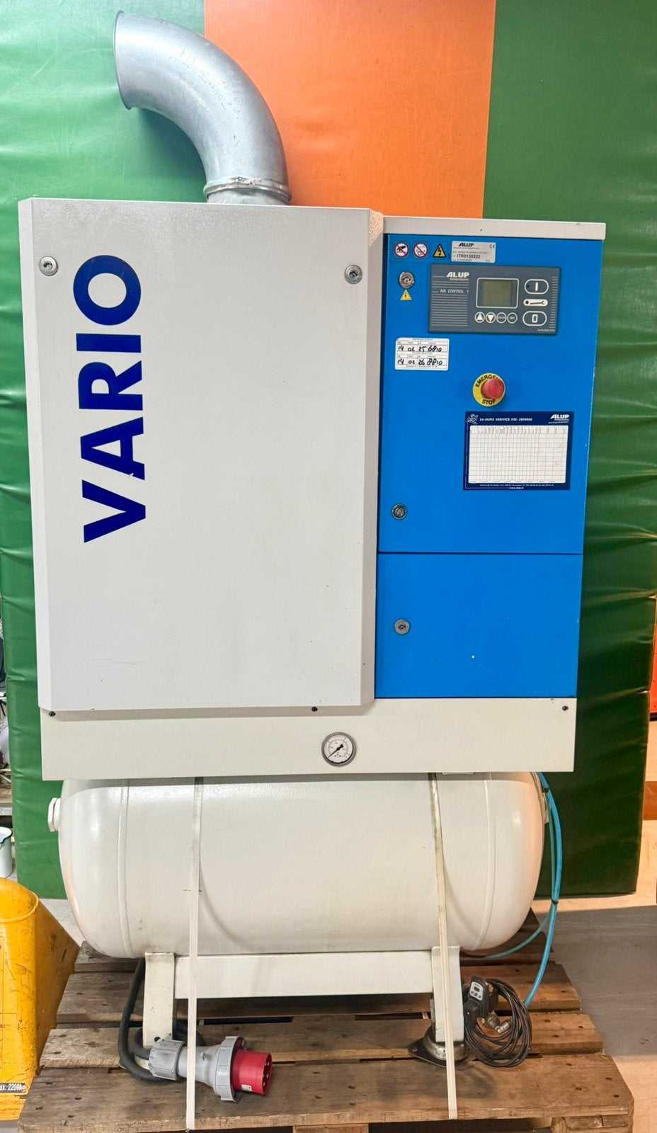 ALUP Vario TR15 schroefcompressor 15kW 1720L/min + droger