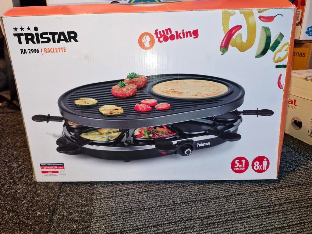 Tristar raclette, Ophalen of Verzenden, 4 t/m 7 personen