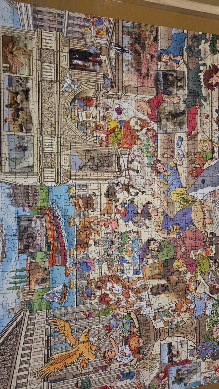 Compleet legpuzzel met veel details, Kinderen en Baby's, Ophalen of Verzenden, Meer dan 50 stukjes, Gebruikt, 6 jaar of ouder