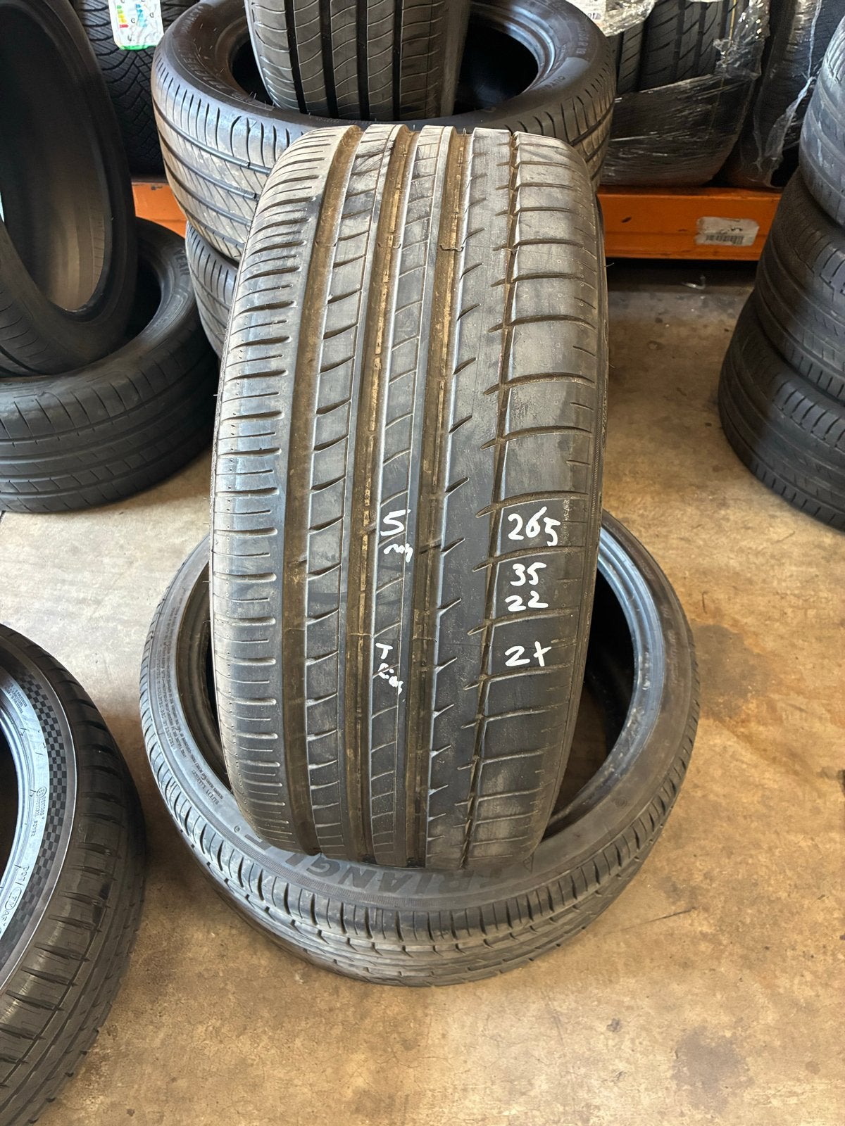 zomerbanden 265/35R22 102Y - Triangle 265/35ZR22, Auto-onderdelen, Banden en Velgen, Ophalen, Gebruikt, 265 mm, Overige maten