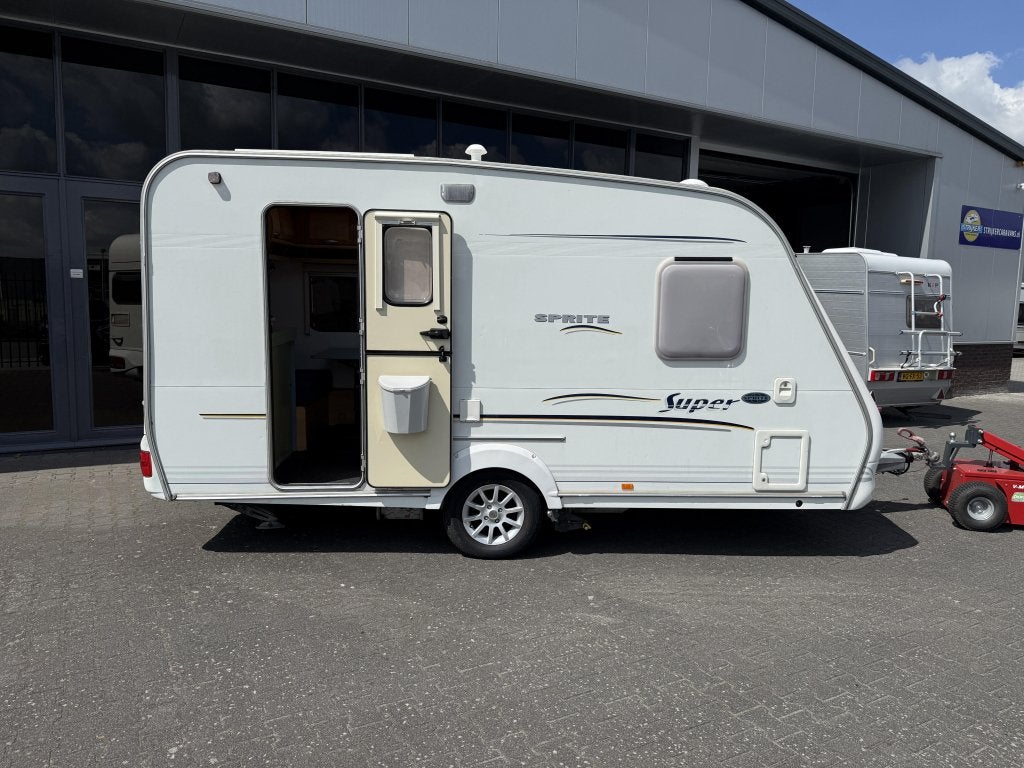 Sprite Super 410 TF Fransbed Compleet Electric gemaakt! 2005, Caravans en Kamperen, Schokbreker, Bedrijf, Treinzit, 750 - 1000 kg