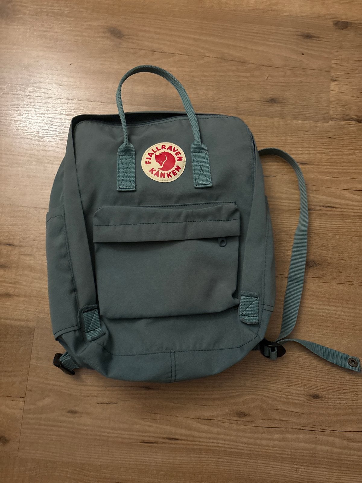 Fjällräven Kånken rugzak - Zeegroen, Overige merken, Gebruikt, 25 tot 40 cm, Ophalen of Verzenden