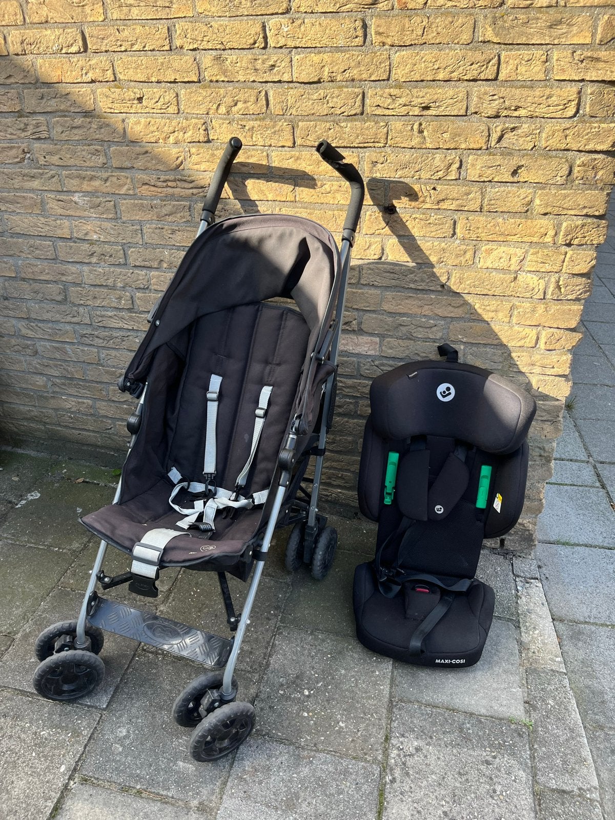 Maxi-Cosi autostoel en Koelstra buggy, Ophalen, 0 t/m 13 kg, Maxi-Cosi, Gebruikt