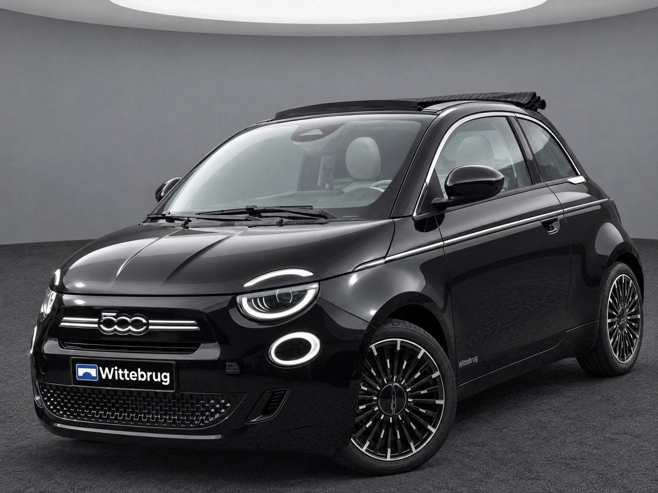 Fiat 500 1.0 Hybrid La Prima Prachtige Cabrio ! FULL OPTIONS, Auto's, Automatische klimaatregeling, Gebruikt, 4 stoelen, Bedrijf
