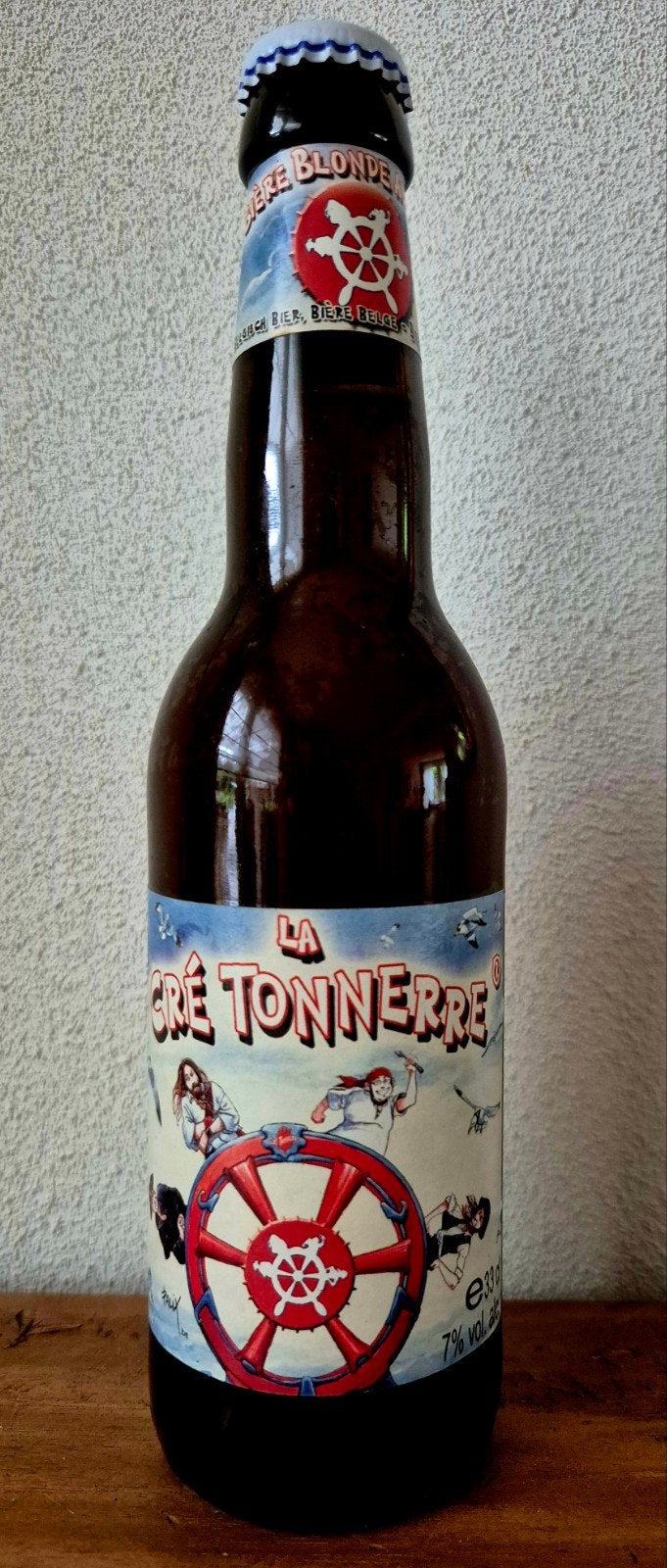 fles CRE TONNERRE blond bier met rum SILLY BELGIE. verzamel, Verzamelen, Biermerken, Ophalen of Verzenden, Zo goed als nieuw, Flesje(s)