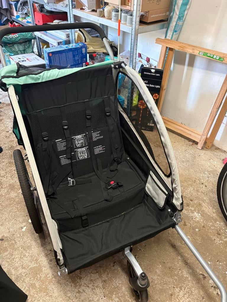 Samax Kinderkar - Fietskar en Wandelwagen in één, Fietsen en Brommers, Fietsaccessoires | Aanhangers en Karren, Ophalen, Gebruikt