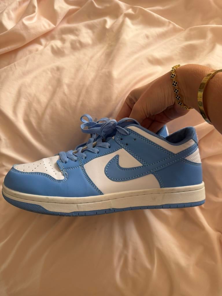 Nike dunk low sneakers blauw 42, Verzenden, Zo goed als nieuw, Blauw