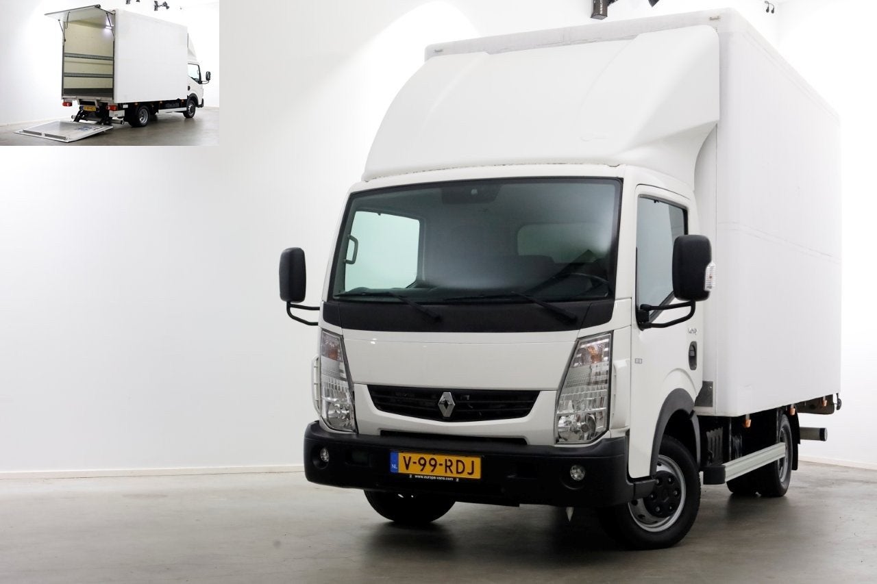 Renault Maxity 130.35 3.0 130pk E6 Compacte bakwagen met laa, Auto's, Dealer onderhouden, Gebruikt, 4 cilinders, Renault