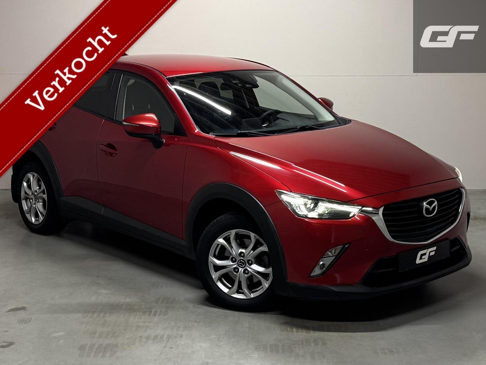 Mazda CX-3 2.0 SkyActiv-G 120 SkyLease+ Navi Cruise Stoelver, Auto's, Mazda, Voorwielaandrijving, 1998 cc, Stof, Gebruikt