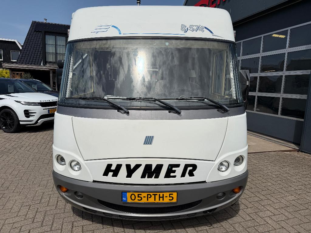 Hymer 574 2.8 JTD / Dak Airco en Motor Airco , Top staat, Caravans en Kamperen, Campers, Integraal, Ringverwarming, Fiat, Fiat