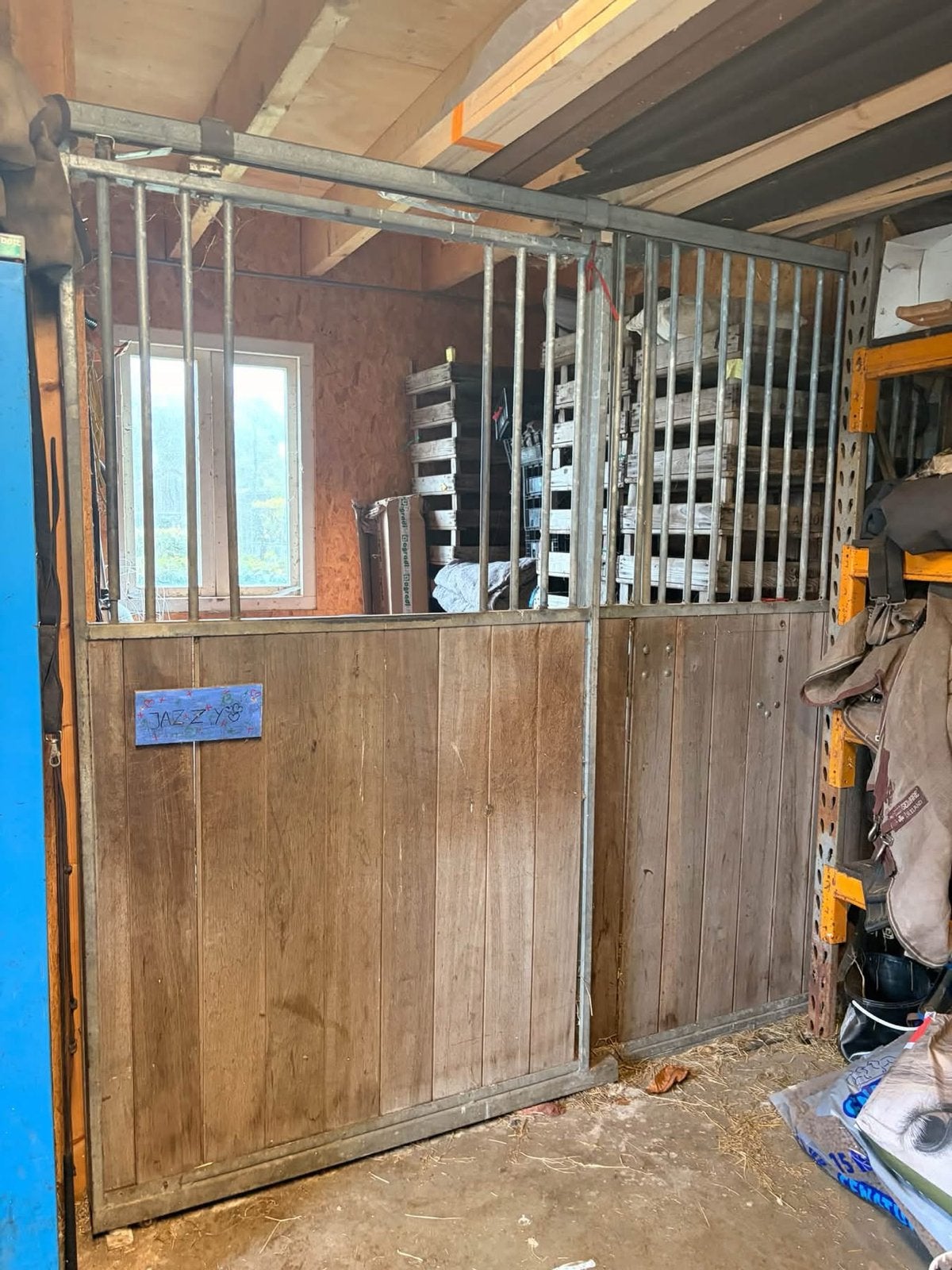 Goed werkende Stalwand Box deur, Dieren en Toebehoren, Ophalen, Gebruikt