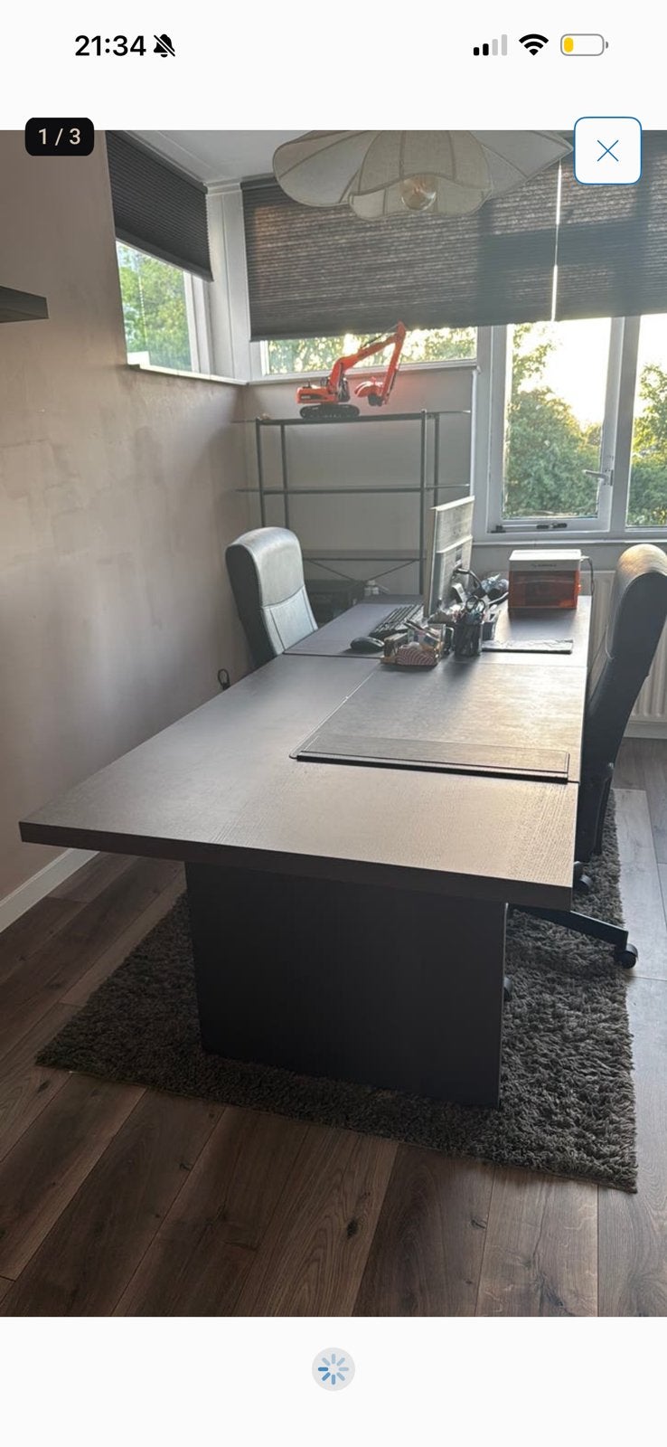 Hele mooie eetkamer tafel, Ophalen of Verzenden, Zo goed als nieuw, Rechthoekig