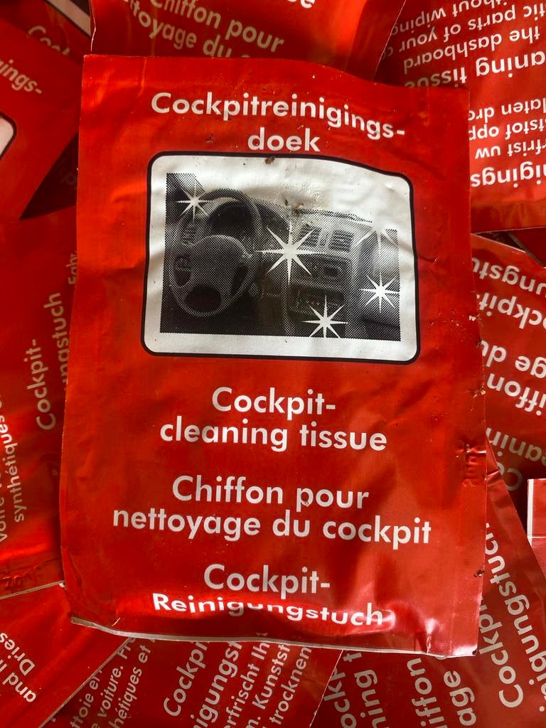 50x Cockpitreinigingsdoekjes voor auto interieur, Ophalen of Verzenden, Onbekend, Onbekend, Onbekend