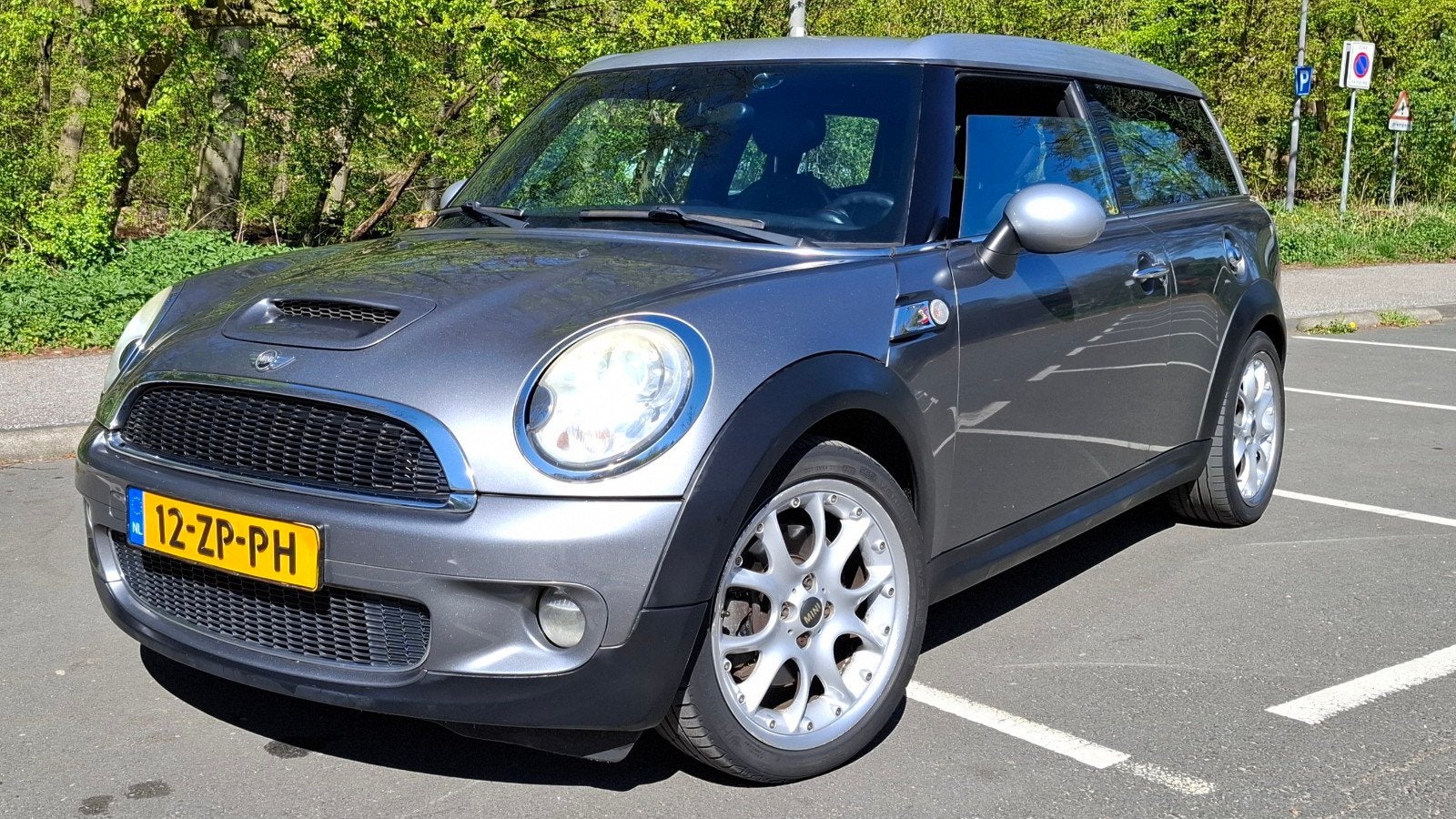 Mini "Cooper S" Clubman- Leer, Xenon, Navi, Airco, Sportvelg, Auto's, Mini, Voorwielaandrijving, 4 cilinders, 4 stoelen, Origineel Nederlands