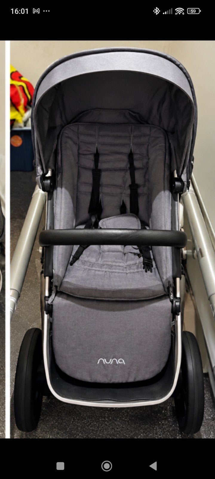 Nuna kinderwagen met autostoeladapters en accessoires, Ophalen, Zo goed als nieuw, Overige merken