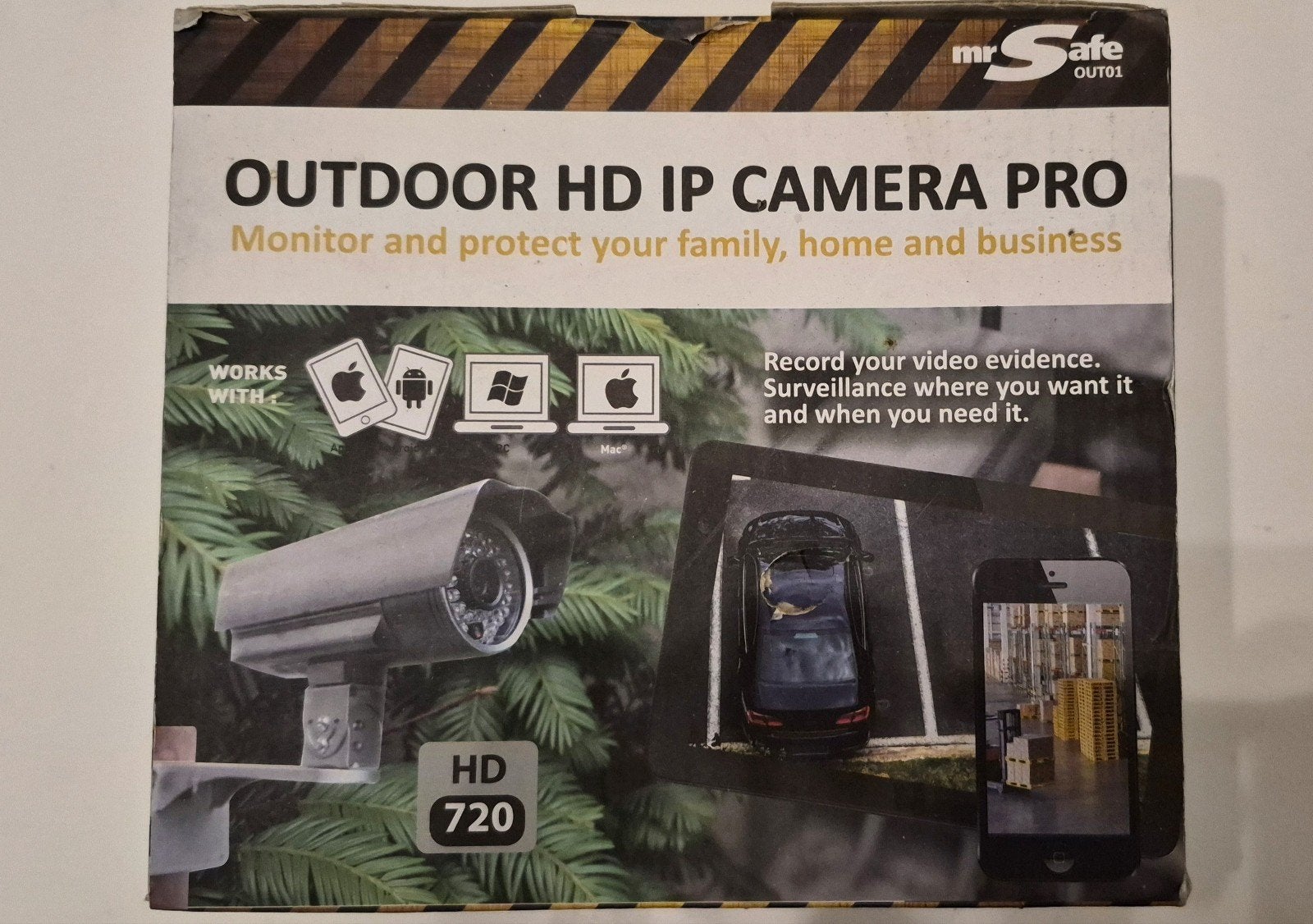 Mr Safe Outdoor HD IP Camera Pro - Beveiligingscamera, Ophalen of Verzenden, Nieuw