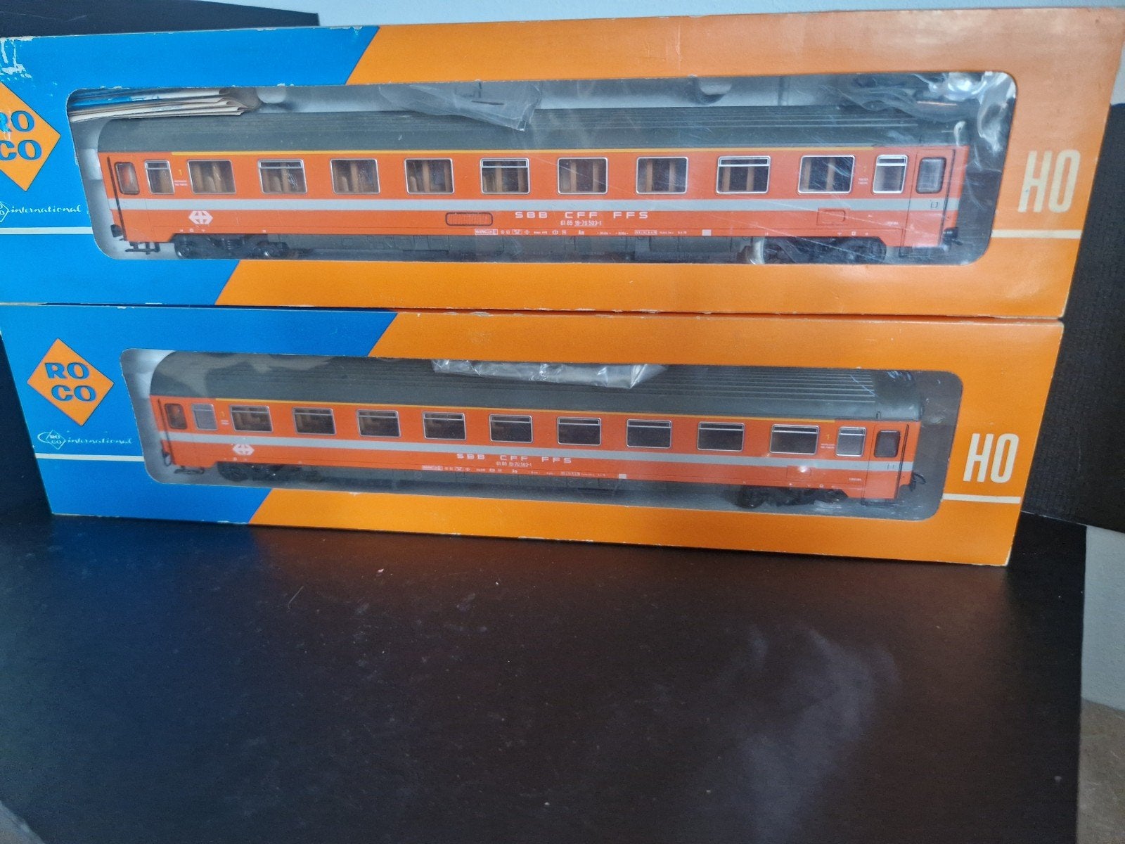 Roco H0 SBB CFF FFS Internationale Wagons € 22,-, Gelijkstroom, Wagon, Ophalen of Verzenden, Zo goed als nieuw