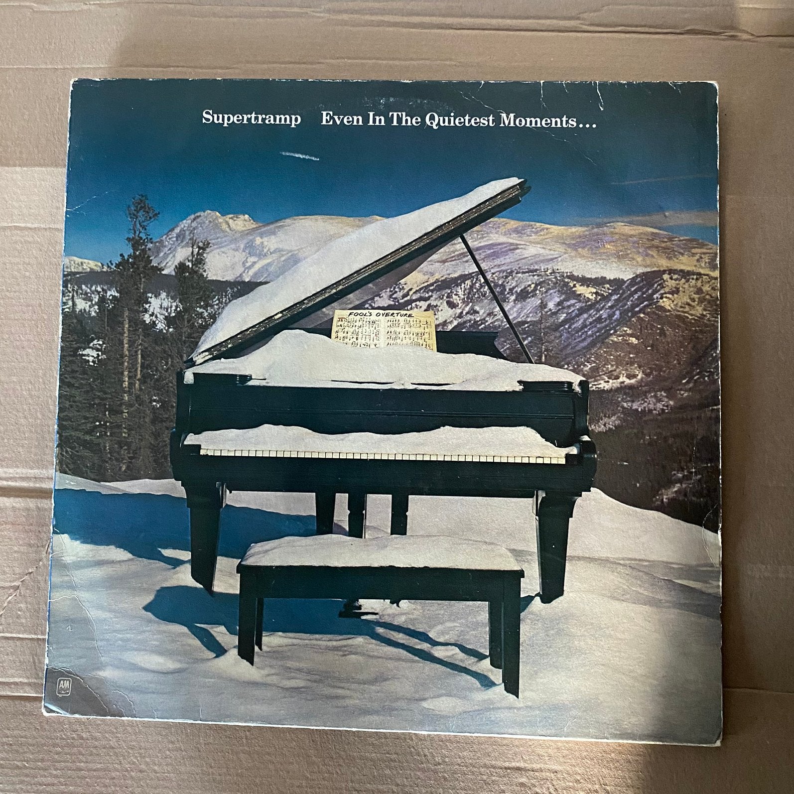 Lp - supertramp - even in the quietest moments, Cd's en Dvd's, Ophalen of Verzenden, Zo goed als nieuw, 12 inch, Poprock