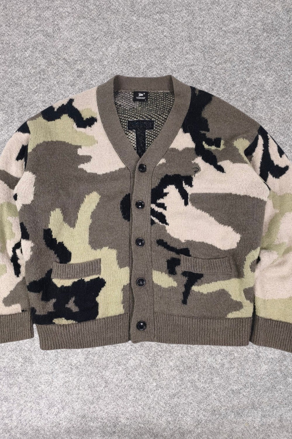 Patta Camo Cardigan Maat L - Zo goed als nieuw, Maat 52/54 (L), Zo goed als nieuw, Patta, Meerkleurig