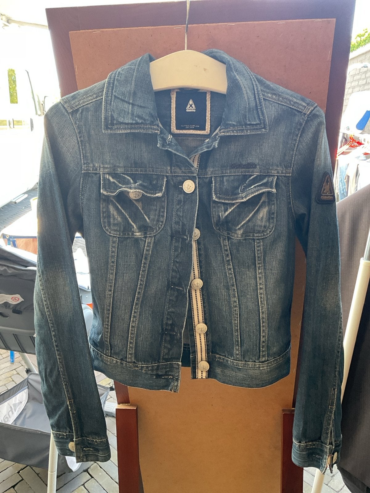 Gaastra spijkerjack - Maat S, Verzenden, Zo goed als nieuw, Maat 36 (S), Blauw