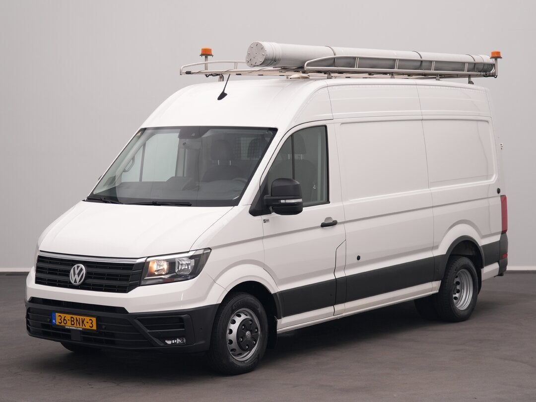 Volkswagen Crafter 177pk Gesloten bestelwagen 50 Dubbel luch, Auto's, Gebruikt, Euro 6, 4 cilinders, 3000 kg