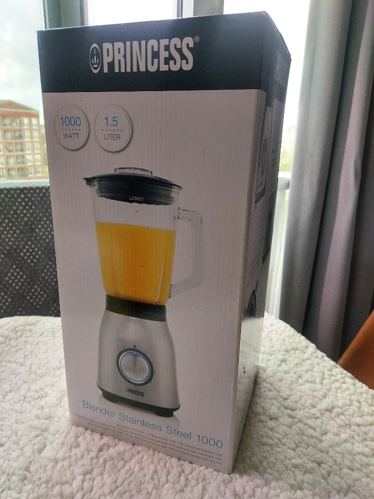 Princess Blender Stainless Steel IOVP, Ophalen of Verzenden, Nieuw, Blender