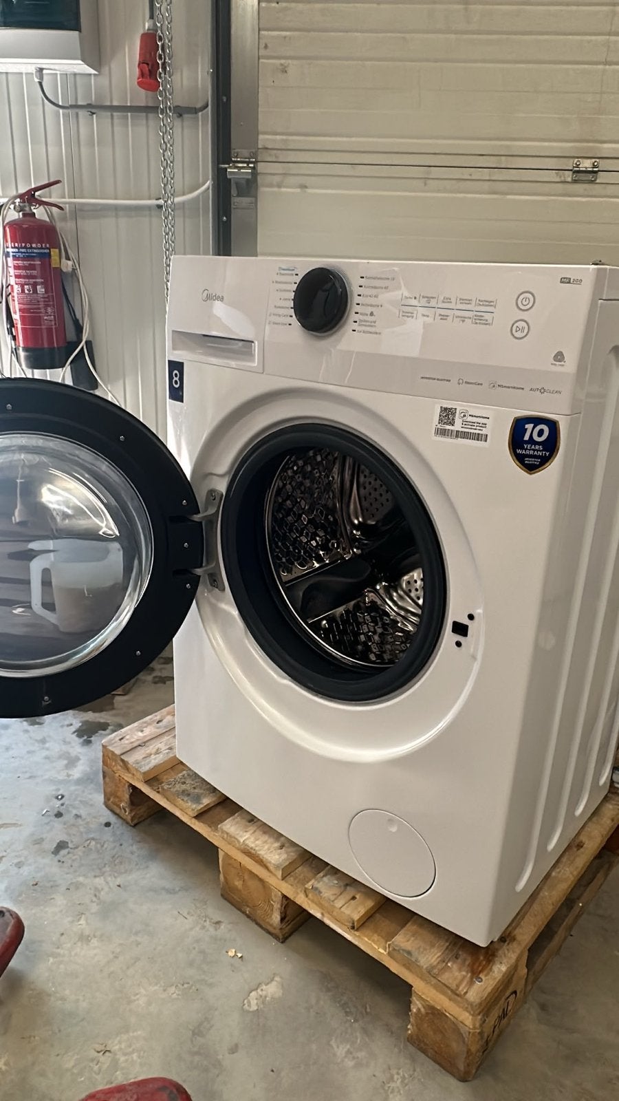 Midea MF200W80WB/W-HR, Ophalen, Gebruikt, Midea, Midea