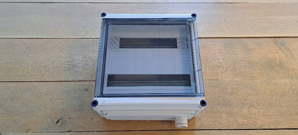 Eaton Halyester Groepenkast KSOH444/2H 2x16M met klep (1x), Gebruikt, Onbekend, Ophalen of Verzenden, Onbekend