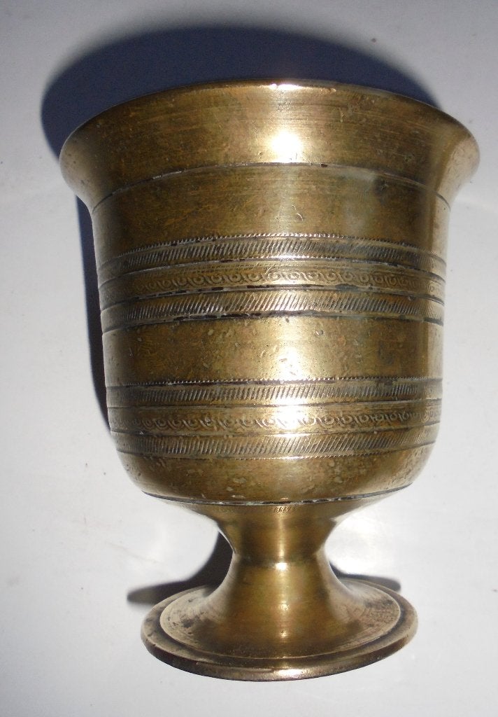 Antieke Messing vijzel (K-BKB-8), Antiek en Kunst, Ophalen