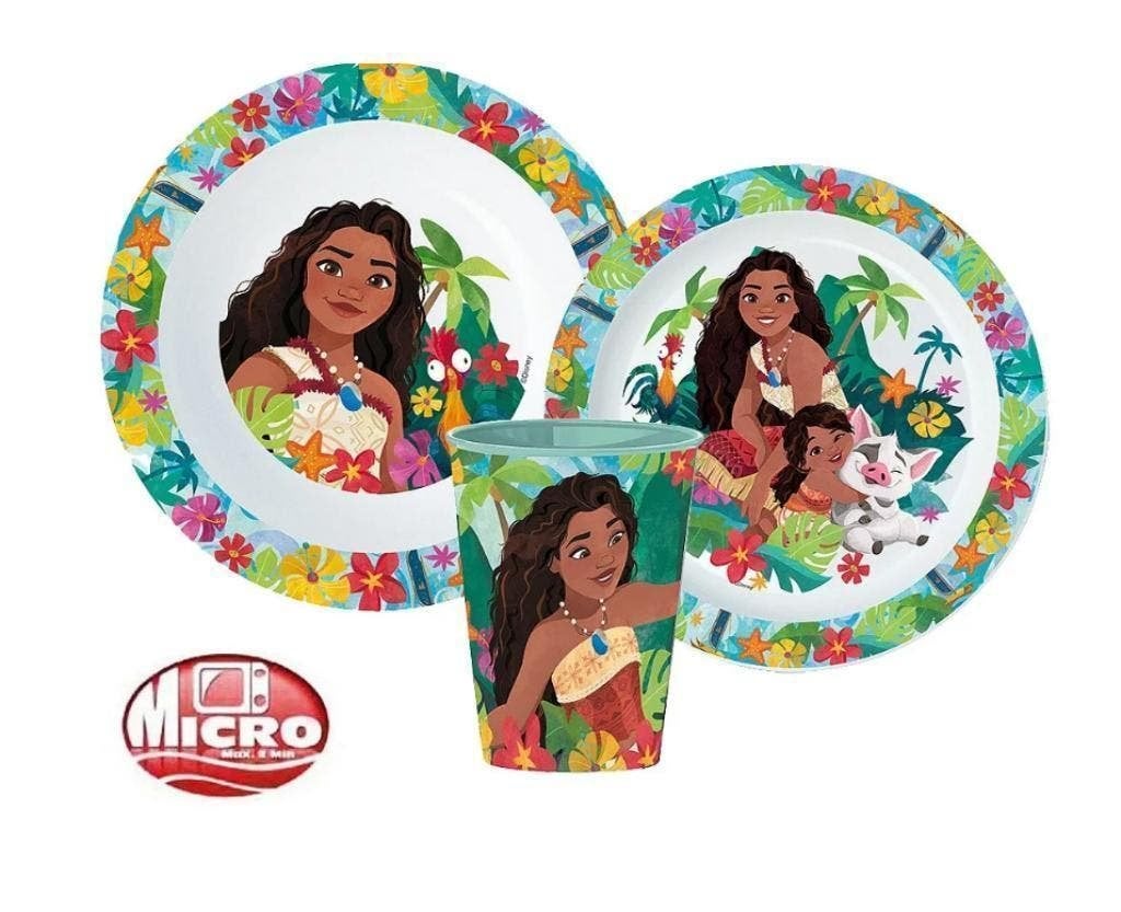 Vaiana Kinderservies met Beker - Magnetron Eetsetje, Ophalen of Verzenden, Nieuw