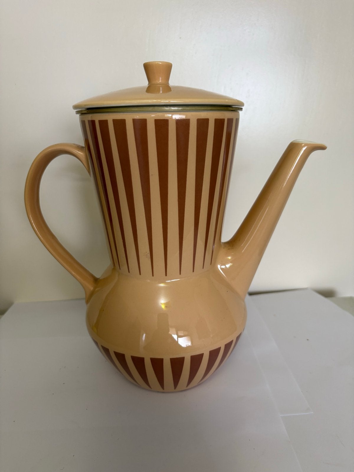 Vintage Douwe Egberts Koffiepot - Jaren '70 Design, Antiek en Kunst, Ophalen of Verzenden