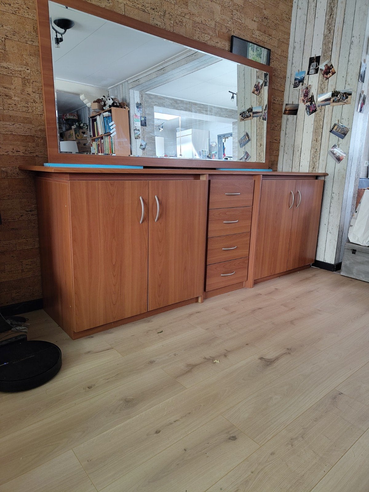 dressoir/wandmeubel, Huis en Inrichting, Ophalen, Gebruikt, Met deur(en), 200 cm of meer
