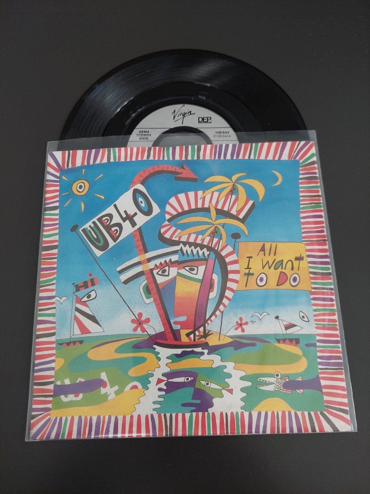 Ub40 all i want to do, Ophalen of Verzenden, Gebruikt, 7 inch