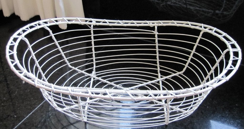 Brocante draadmand - fruitmand, Ophalen of Verzenden