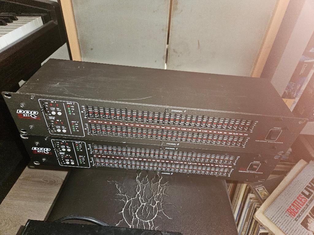 2 x DOD  2x31 bands equalizers, Muziek en Instrumenten, Effecten, Ophalen, Gebruikt, Equalizer